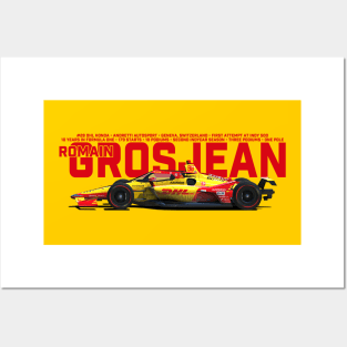 Romain Grosjean 2022 (red) Posters and Art